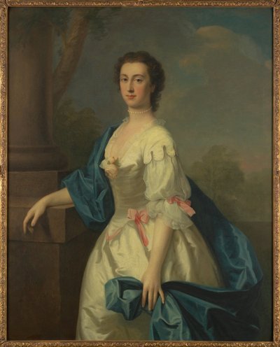 Portret van een Dame, c.1744 door Allan Ramsay